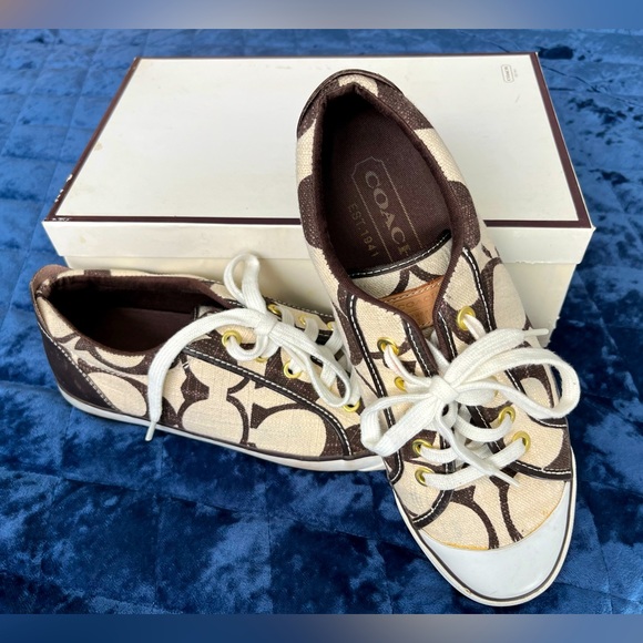 Coach Barrett sneakers, women’s size 9.5M - Picture 1 of 5